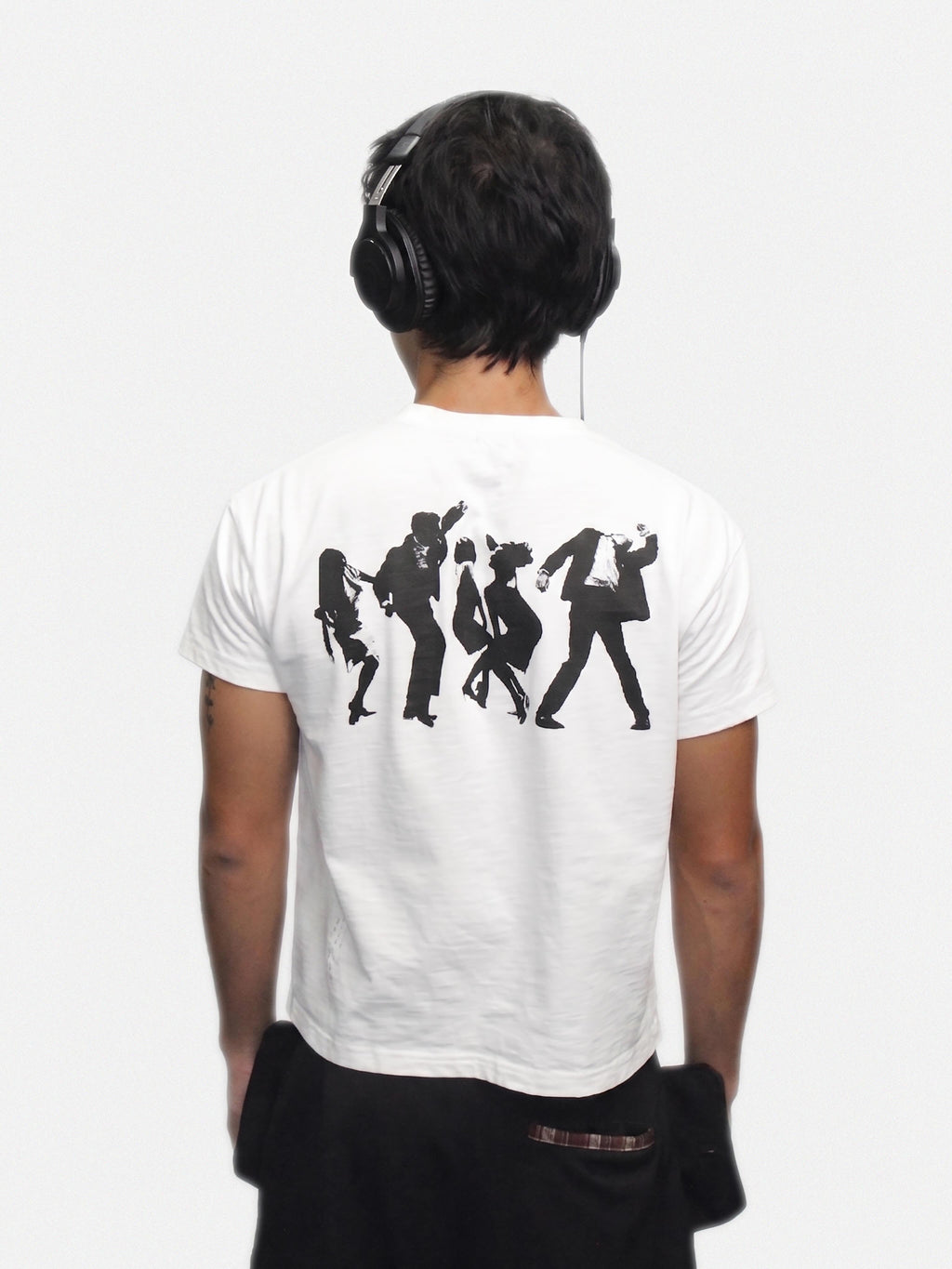 WHITE DJ SLUB TEE