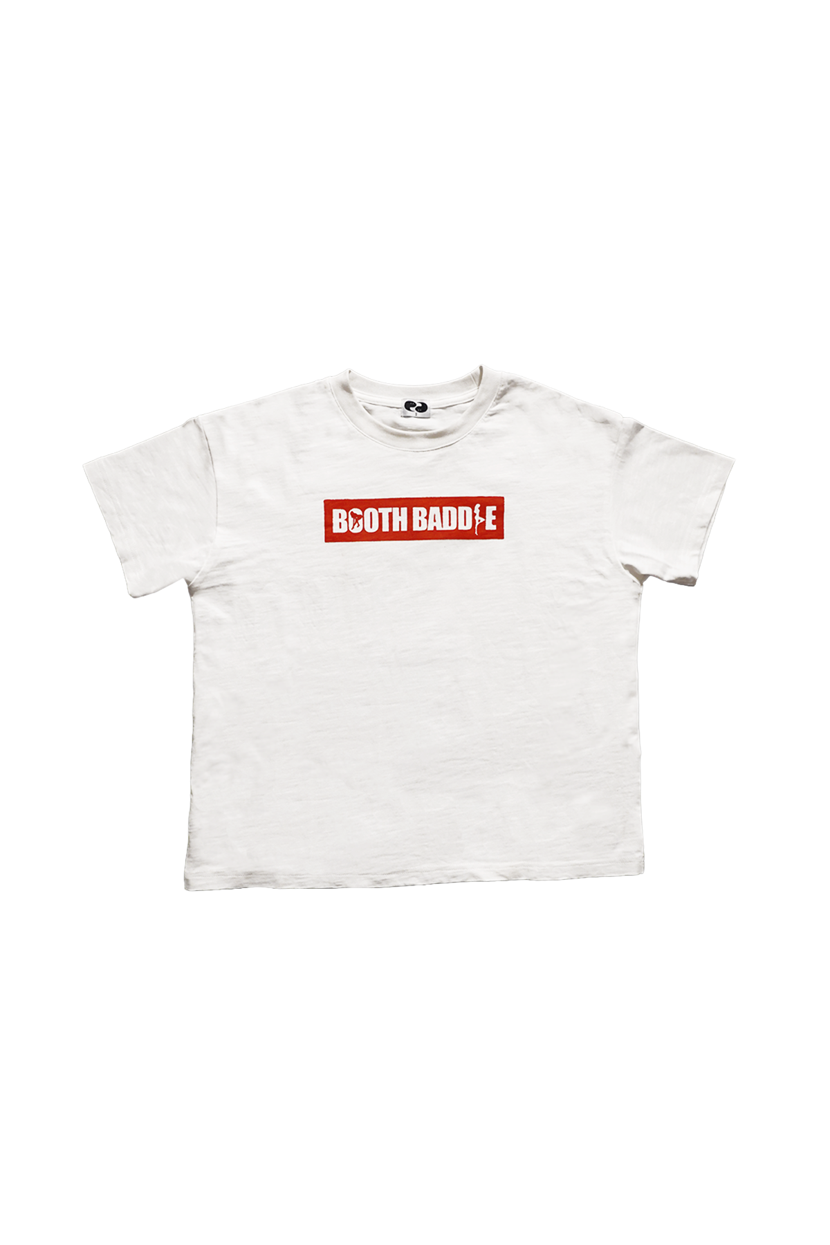 WHITE BOOTH BADDIE SLUB TEE