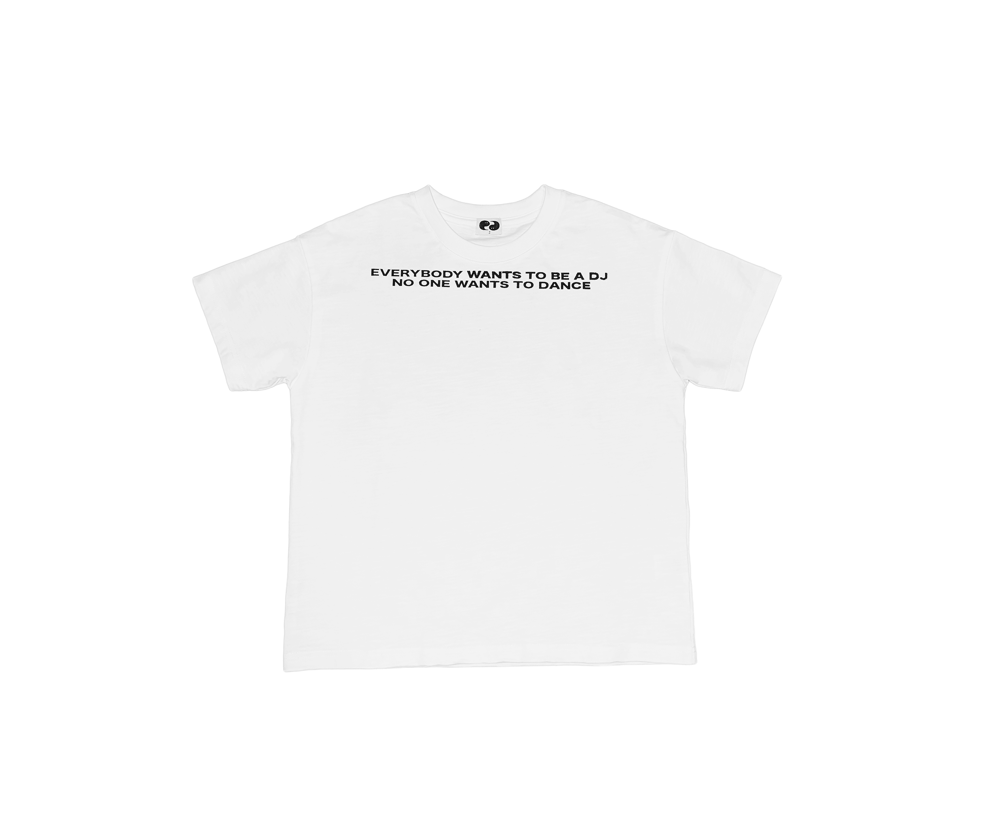 WHITE DJ SLUB TEE