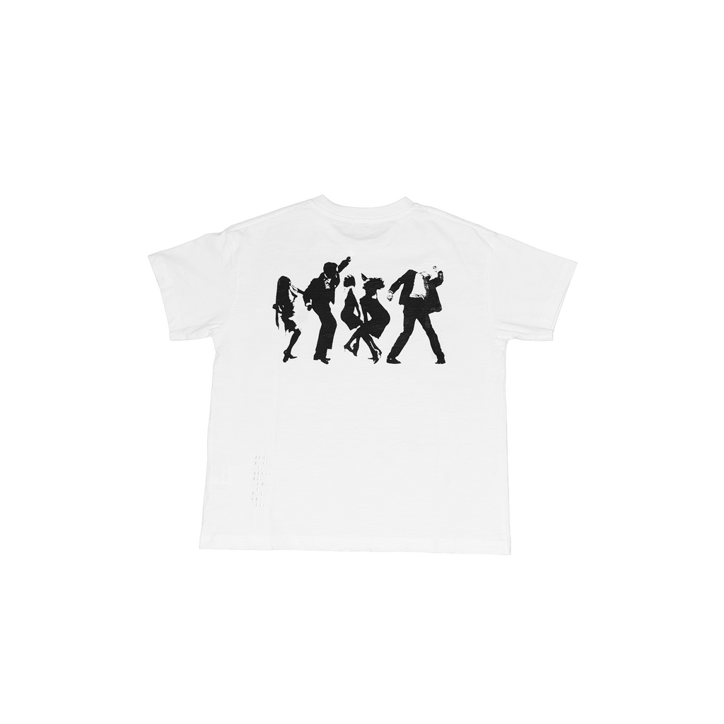 WHITE DJ SLUB TEE